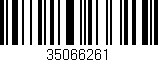 Código de barras (EAN, GTIN, SKU, ISBN): '35066261'