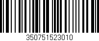 Código de barras (EAN, GTIN, SKU, ISBN): '350751523010'