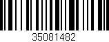 Código de barras (EAN, GTIN, SKU, ISBN): '35081482'