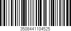 Código de barras (EAN, GTIN, SKU, ISBN): '3508441104525'