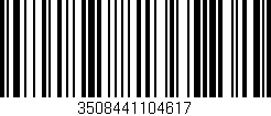 Código de barras (EAN, GTIN, SKU, ISBN): '3508441104617'