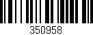 Código de barras (EAN, GTIN, SKU, ISBN): '350958'