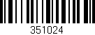 Código de barras (EAN, GTIN, SKU, ISBN): '351024'