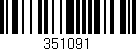 Código de barras (EAN, GTIN, SKU, ISBN): '351091'