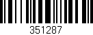 Código de barras (EAN, GTIN, SKU, ISBN): '351287'