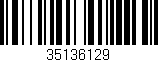 Código de barras (EAN, GTIN, SKU, ISBN): '35136129'