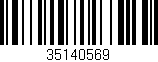Código de barras (EAN, GTIN, SKU, ISBN): '35140569'