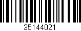 Código de barras (EAN, GTIN, SKU, ISBN): '35144021'