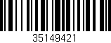 Código de barras (EAN, GTIN, SKU, ISBN): '35149421'