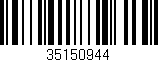 Código de barras (EAN, GTIN, SKU, ISBN): '35150944'