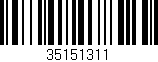 Código de barras (EAN, GTIN, SKU, ISBN): '35151311'