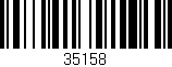 Código de barras (EAN, GTIN, SKU, ISBN): '35158'