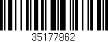Código de barras (EAN, GTIN, SKU, ISBN): '35177962'