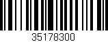 Código de barras (EAN, GTIN, SKU, ISBN): '35178300'
