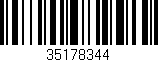 Código de barras (EAN, GTIN, SKU, ISBN): '35178344'
