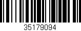 Código de barras (EAN, GTIN, SKU, ISBN): '35179094'