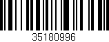 Código de barras (EAN, GTIN, SKU, ISBN): '35180996'