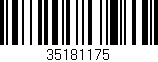 Código de barras (EAN, GTIN, SKU, ISBN): '35181175'