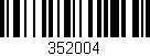 Código de barras (EAN, GTIN, SKU, ISBN): '352004'
