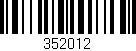 Código de barras (EAN, GTIN, SKU, ISBN): '352012'