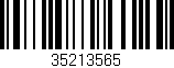 Código de barras (EAN, GTIN, SKU, ISBN): '35213565'