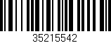 Código de barras (EAN, GTIN, SKU, ISBN): '35215542'