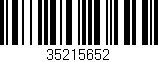 Código de barras (EAN, GTIN, SKU, ISBN): '35215652'
