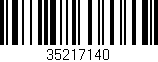 Código de barras (EAN, GTIN, SKU, ISBN): '35217140'