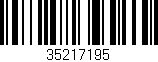 Código de barras (EAN, GTIN, SKU, ISBN): '35217195'