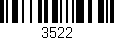 Código de barras (EAN, GTIN, SKU, ISBN): '3522'