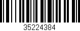 Código de barras (EAN, GTIN, SKU, ISBN): '35224384'