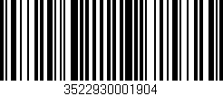 Código de barras (EAN, GTIN, SKU, ISBN): '3522930001904'