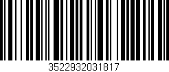 Código de barras (EAN, GTIN, SKU, ISBN): '3522932031817'