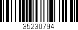 Código de barras (EAN, GTIN, SKU, ISBN): '35230794'