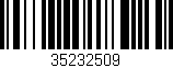 Código de barras (EAN, GTIN, SKU, ISBN): '35232509'