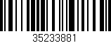 Código de barras (EAN, GTIN, SKU, ISBN): '35233881'
