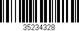 Código de barras (EAN, GTIN, SKU, ISBN): '35234328'
