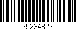 Código de barras (EAN, GTIN, SKU, ISBN): '35234829'