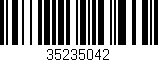 Código de barras (EAN, GTIN, SKU, ISBN): '35235042'