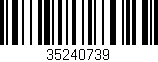 Código de barras (EAN, GTIN, SKU, ISBN): '35240739'
