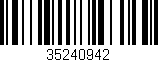 Código de barras (EAN, GTIN, SKU, ISBN): '35240942'