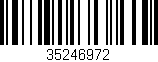 Código de barras (EAN, GTIN, SKU, ISBN): '35246972'