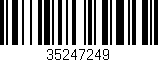 Código de barras (EAN, GTIN, SKU, ISBN): '35247249'