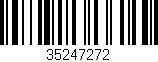 Código de barras (EAN, GTIN, SKU, ISBN): '35247272'