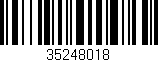 Código de barras (EAN, GTIN, SKU, ISBN): '35248018'