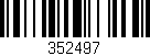 Código de barras (EAN, GTIN, SKU, ISBN): '352497'