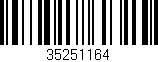 Código de barras (EAN, GTIN, SKU, ISBN): '35251164'