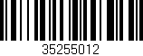 Código de barras (EAN, GTIN, SKU, ISBN): '35255012'