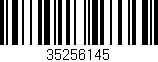 Código de barras (EAN, GTIN, SKU, ISBN): '35256145'