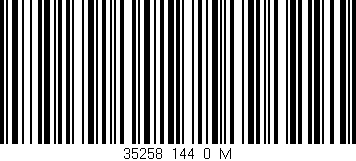 Código de barras (EAN, GTIN, SKU, ISBN): '35258_144_0_M'